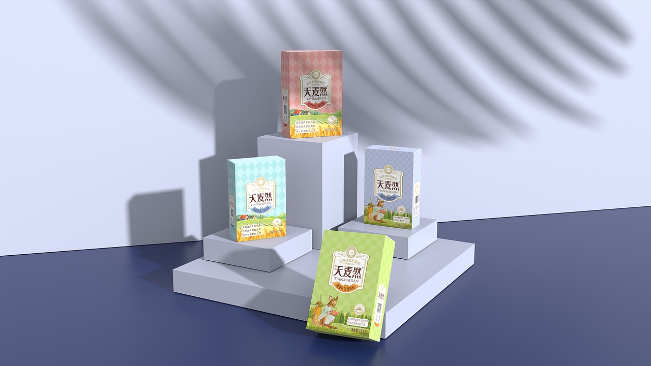五得利面粉集团-天麦然面业包装分享