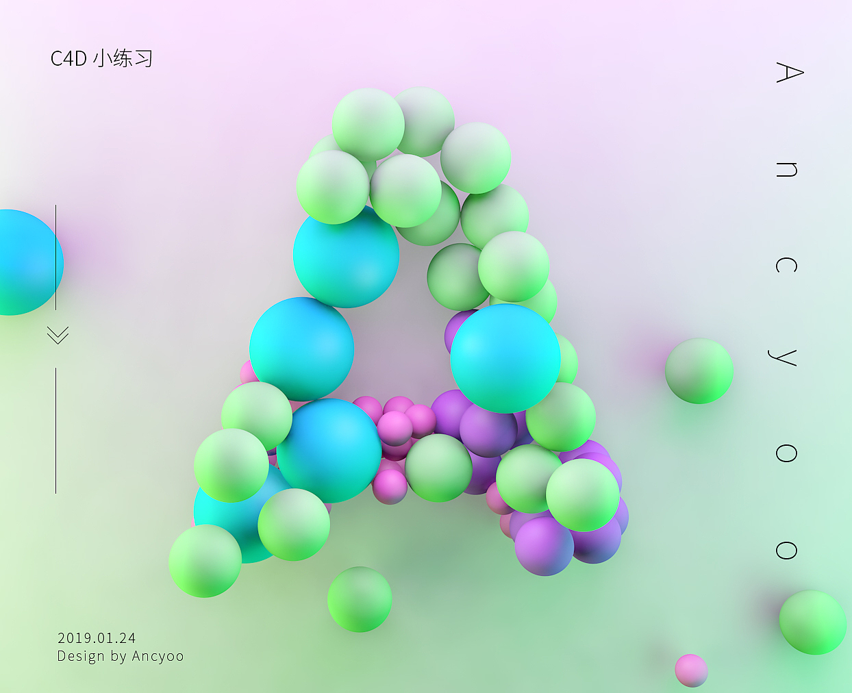 C4D小练习（图ZMTQzMDUwMzI0） - 其他三维 - 站酷设计师Ancyoo原创素材 - 站酷ZCOOL