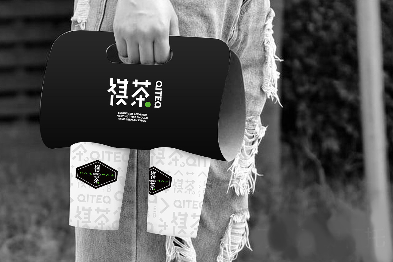 祺茶QITEA-茶饮品牌设计（茶饮/餐饮/食品/潮人）（图ZODU5MjA5MDA=） - 品牌 - 站酷设计师林翔设计原创素材 - 站酷ZCOOL