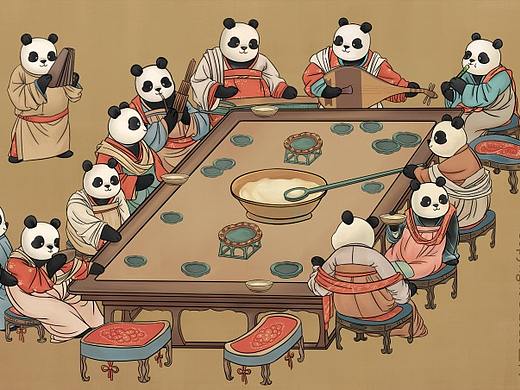 【gif合集18】当滚滚遇见中外名画