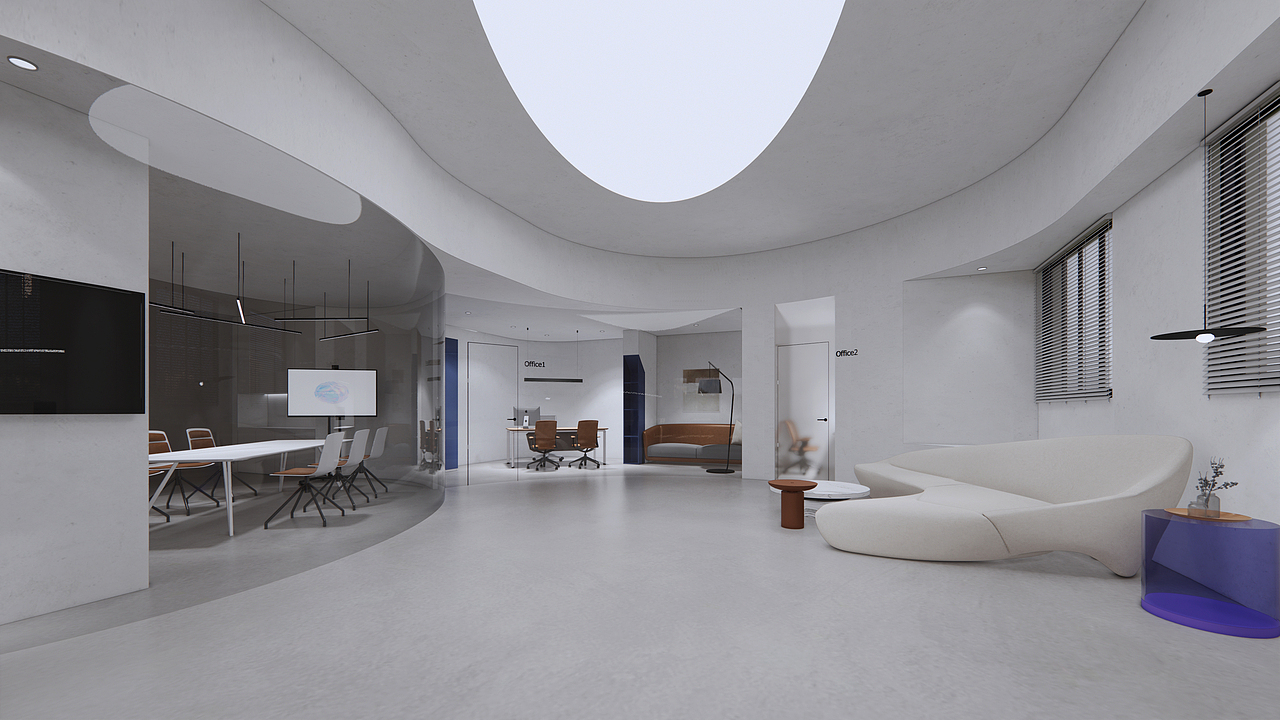 上海-街道城市运营管理中心办公空间设计