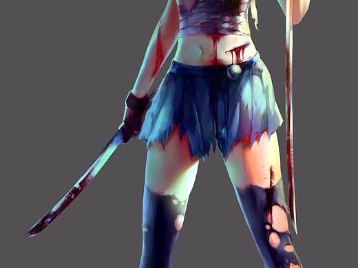 恶魔杀手（个人主页-ZMzcwODY4MjA=） - 创作习作 - 站酷设计师黄小鑫Leoz原创素材 - 站酷ZCOOL