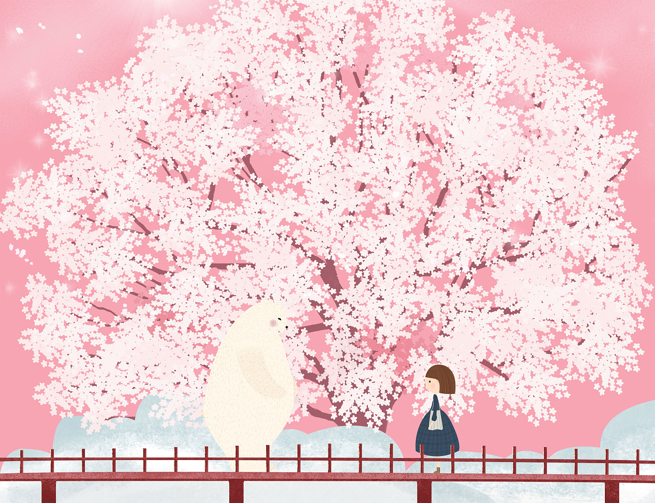 春夏秋冬（图ZMTEwNzYxMzIw） - 艺术插画 - 站酷设计师默然默然原创素材 - 站酷ZCOOL