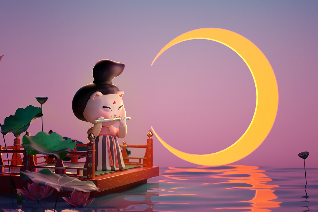 国潮ip设计大唐御猫