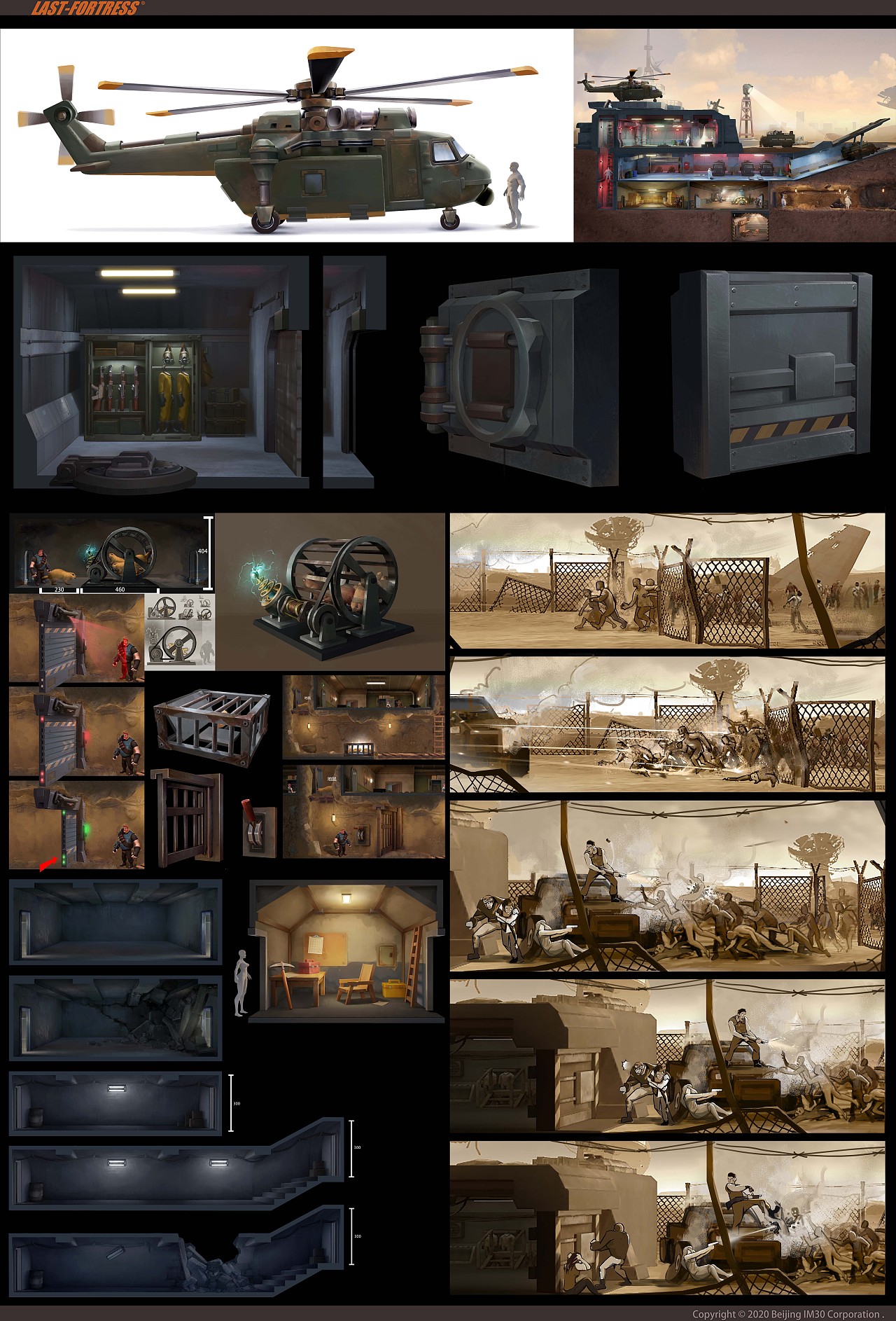 lastfortress项目避难所概念图