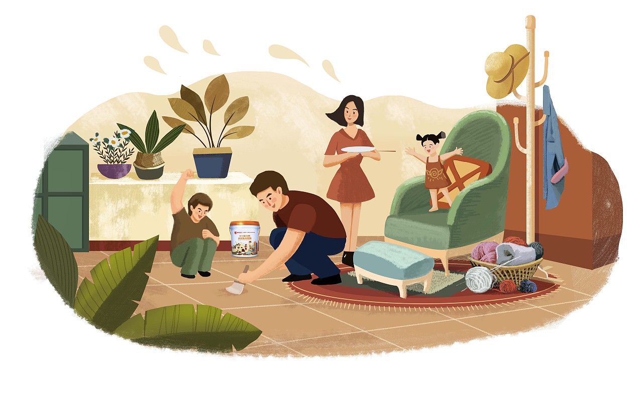 防水涂料包装设计（图ZMTY3ODg0NjQ4） - 商业插画 - 站酷设计师鲸虹设计原创素材 - 站酷ZCOOL