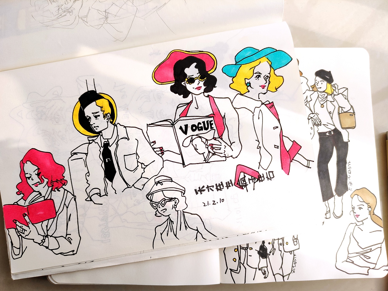 sketch book（图ZMjg3MDUxMzY4） - 艺术插画 - 站酷设计师一篮番茄原创素材 - 站酷ZCOOL