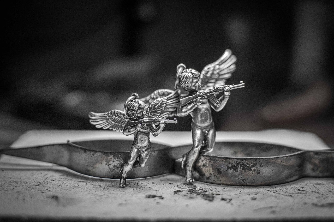 ak天使丘比特嘻哈吊坠