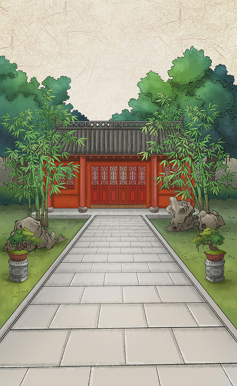 美的天一阁明州院子H5动画素材