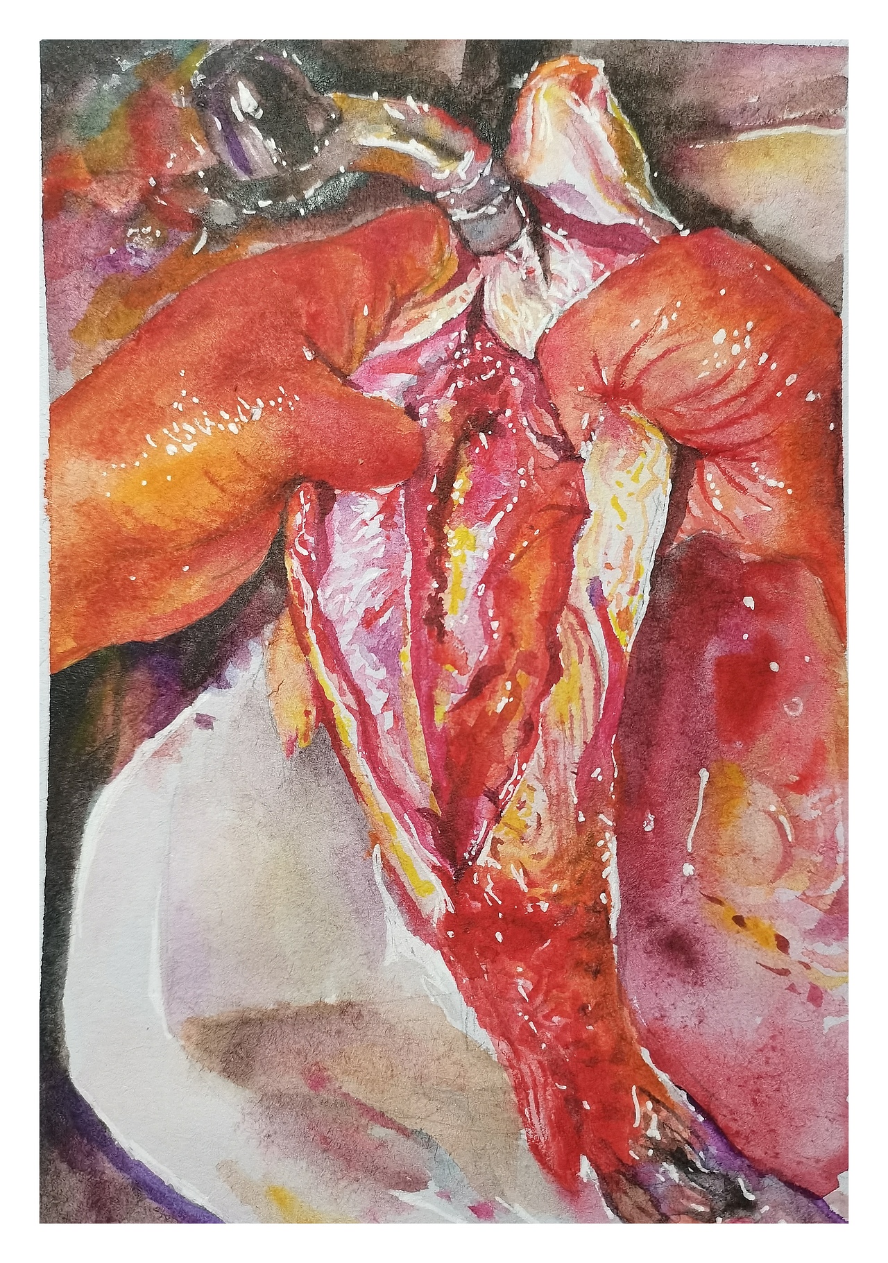 水彩练习（图ZMjkzMzcxMTI0） - 绘画 - 站酷设计师茶心来啦原创素材 - 站酷ZCOOL