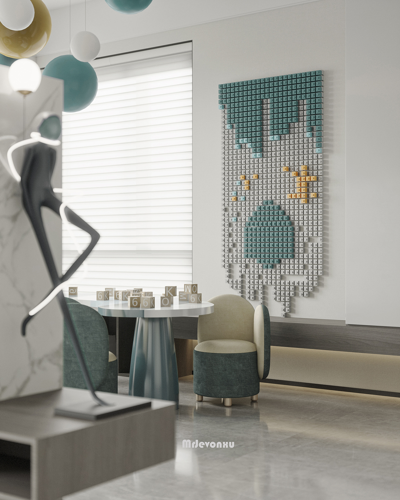 现代-简约（翠绿）（图ZMjY5Nzk5OTk2） - 家装设计 - 站酷设计师Mr丶麋鹿原创素材 - 站酷ZCOOL