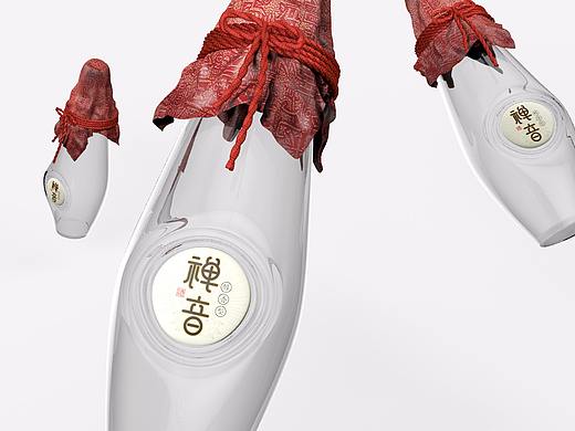 包装C4D网-张斌作品/打造个性瓶形设计