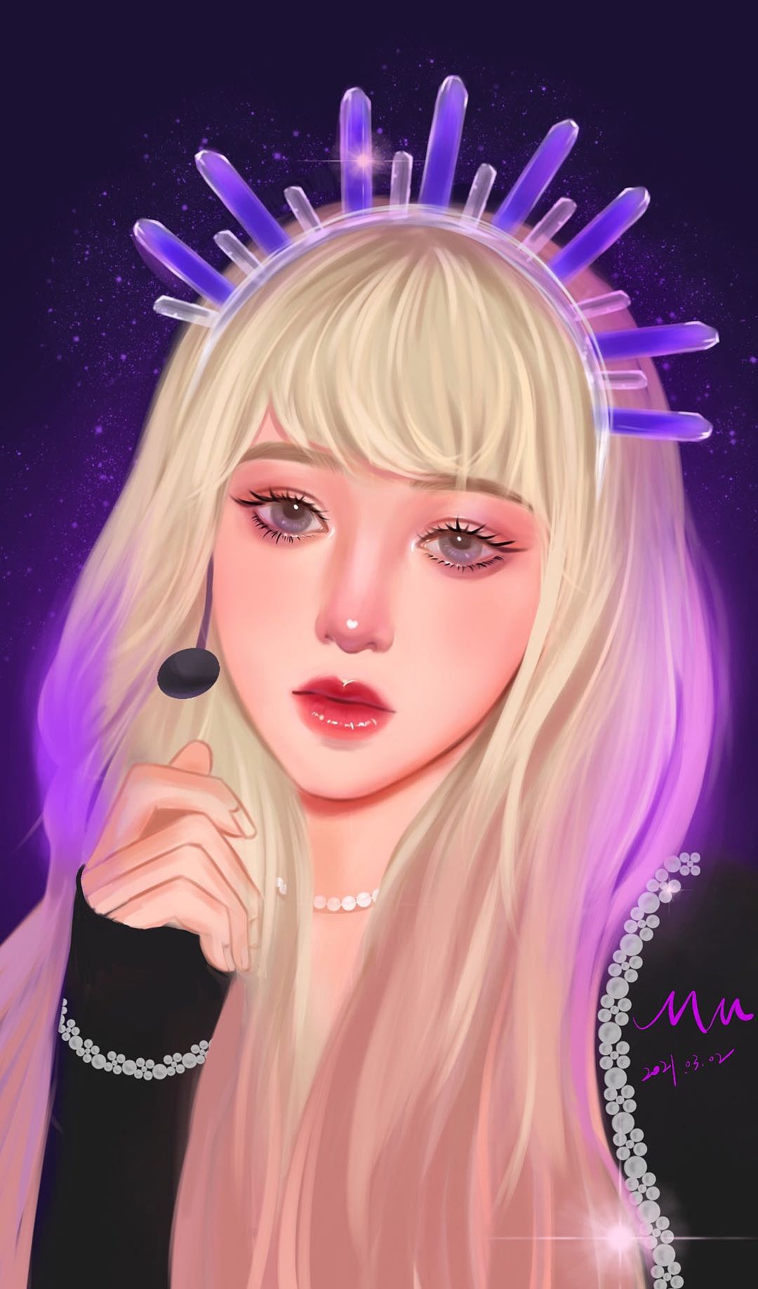 插画人物头像练习集合