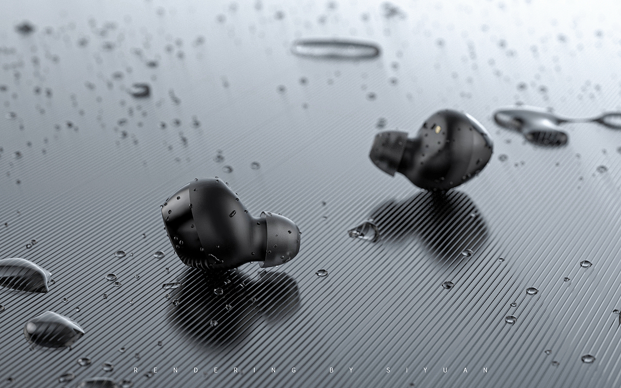 【产品渲染-Galaxy Buds Por蓝牙耳机】（图ZMjk1OTAxNDQw） - 产品 - 站酷设计师思远_Design原创素材 - 站酷ZCOOL