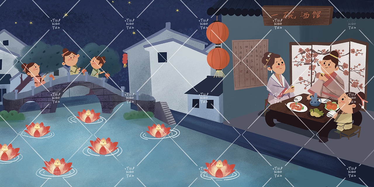 绘本-《中秋的思念》（图ZMzQwNjI0MjEy） - 绘本 - 站酷设计师兔小兔FEI原创素材 - 站酷ZCOOL