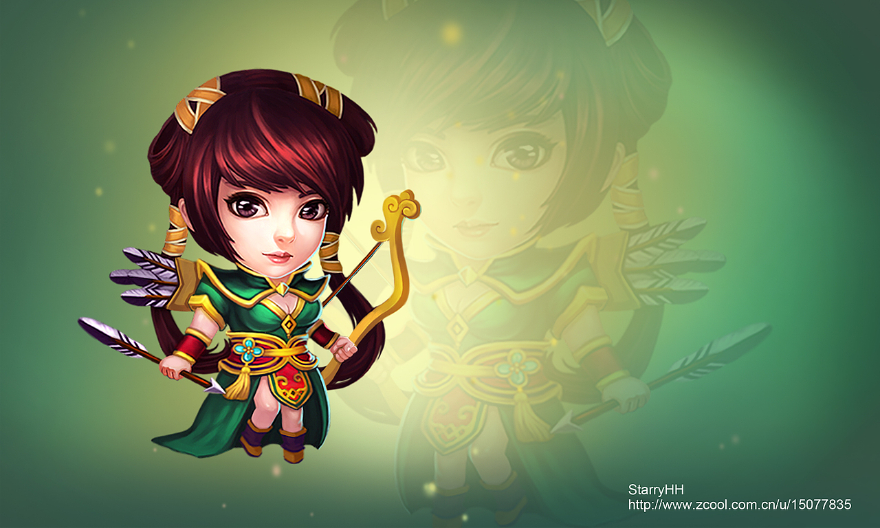 q版三国人物原画设计