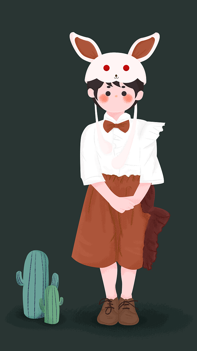 可爱的你——小小插画