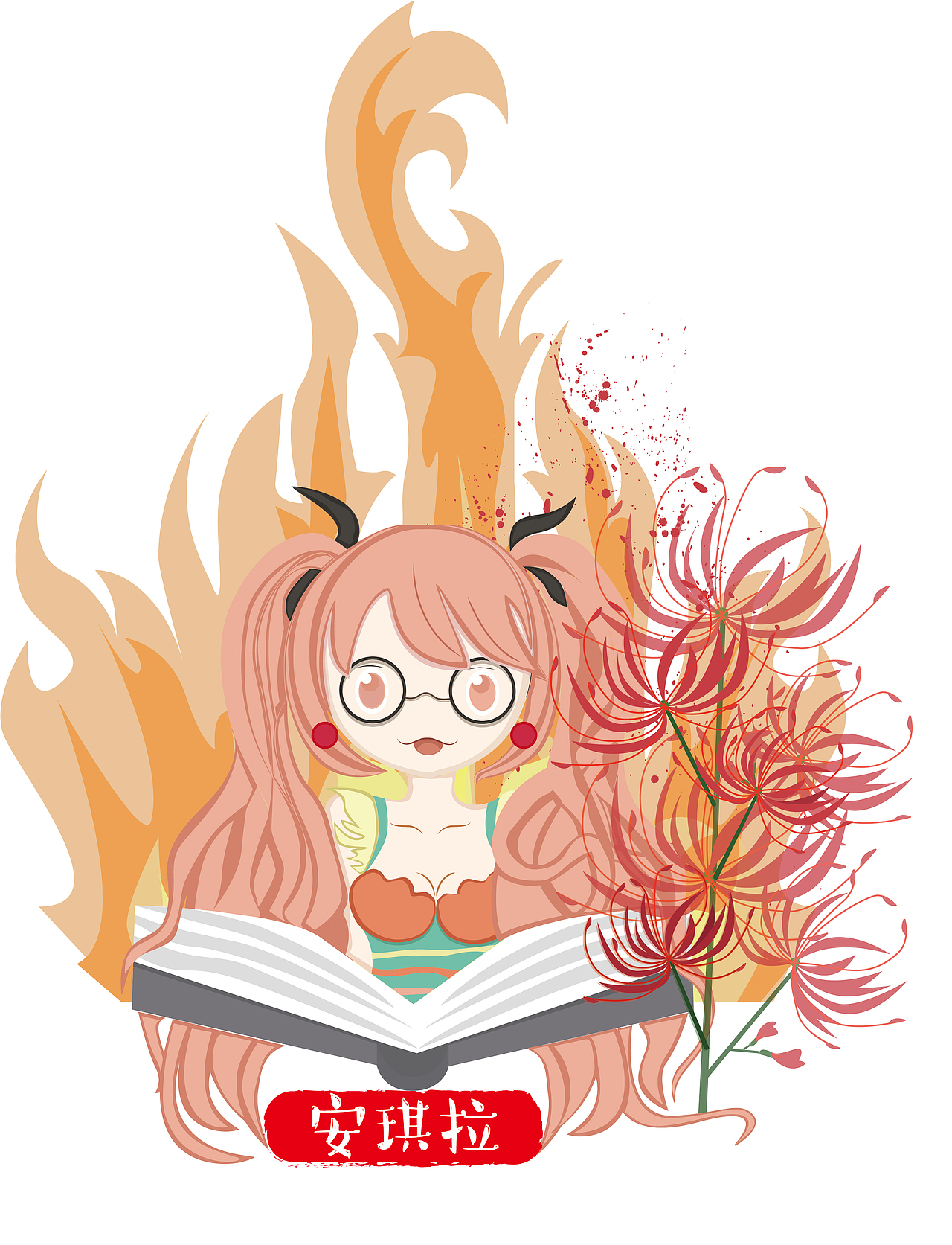 安琪拉——知识就是力量（图ZOTAyNTE0NDg=） - 图案 - 站酷设计师wandju原创素材 - 站酷ZCOOL