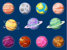宇宙星球素材