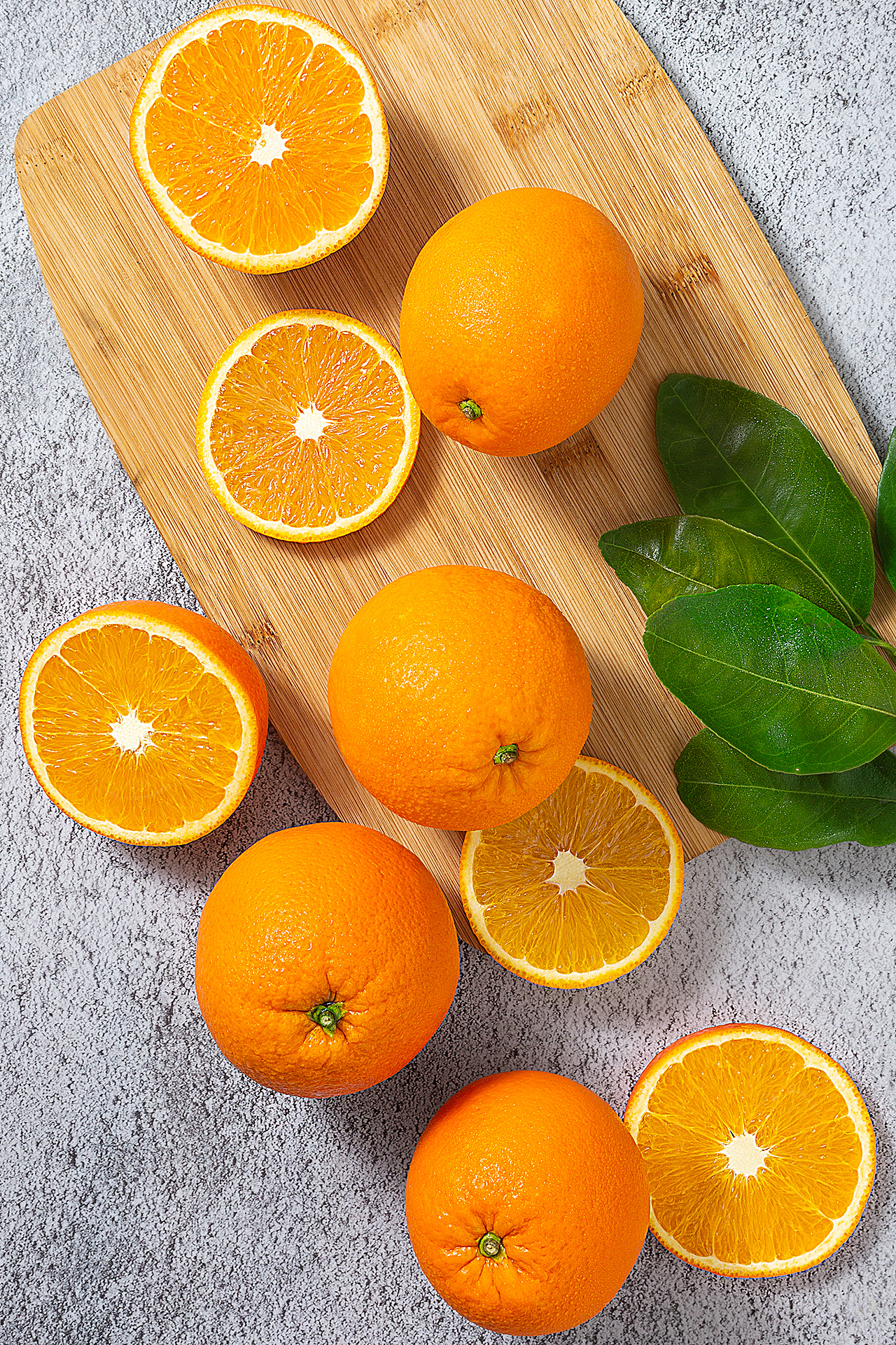 一组橙子的拍摄