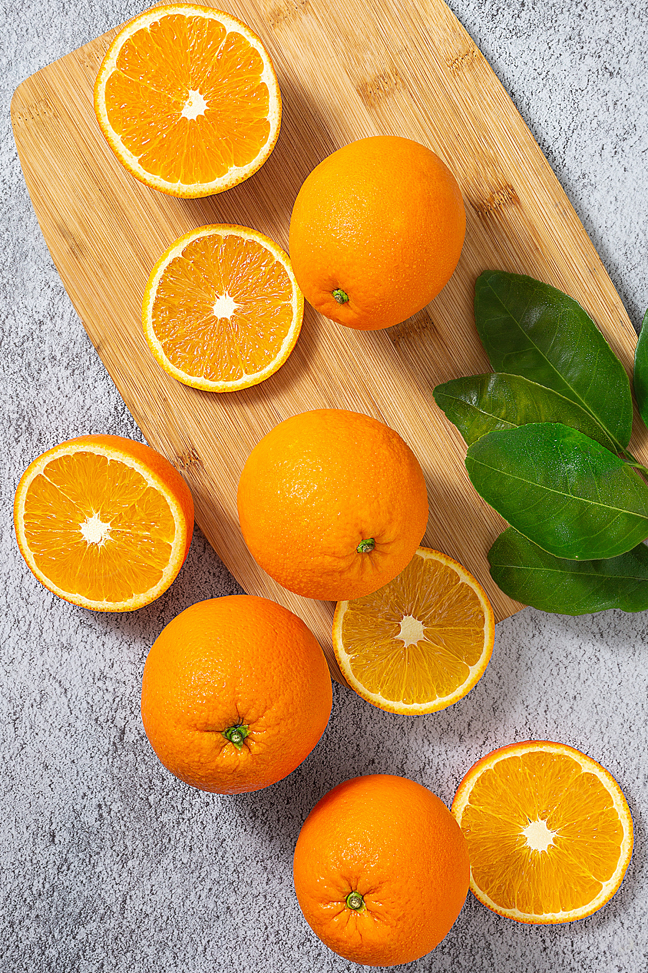 一组橙子的拍摄