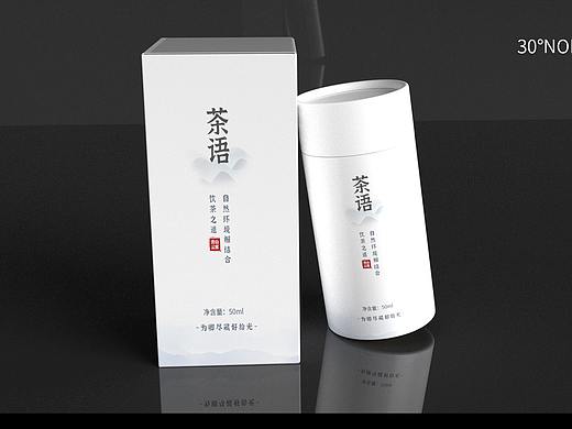 茶叶包装设计+轻奢简单+中国风水墨+盒子包装