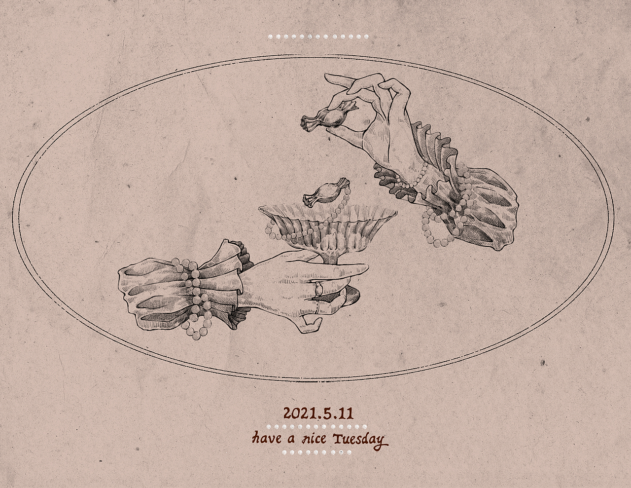 原创复古插画/LOGO设计/珍珠，糖果与玻璃杯（图ZMjU0MzgyNDk2） - 创作习作 - 站酷设计师starrystarryZ原创素材 - 站酷ZCOOL