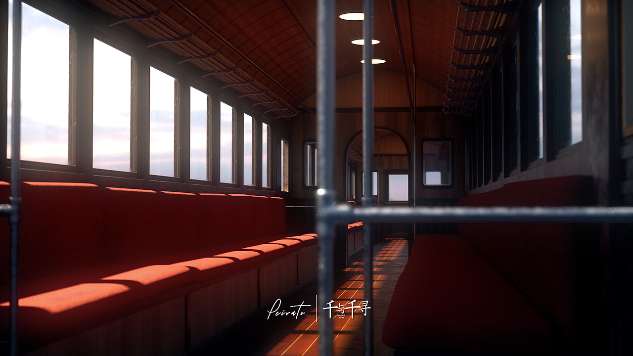 千与千寻-Cinema 4D场景还原（图ZMjI1NDIwODQ4） - 动画/影视 - 站酷设计师Peirato原创素材 - 站酷ZCOOL