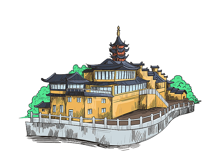 最近画的一些南京风景,景点