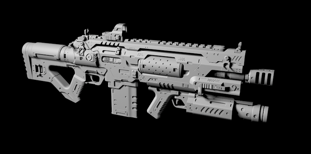 做一把有科级感的枪（图ZMjY2NDYzMTU2） - 动画/影视 - 站酷设计师今晚乘风归原创素材 - 站酷ZCOOL