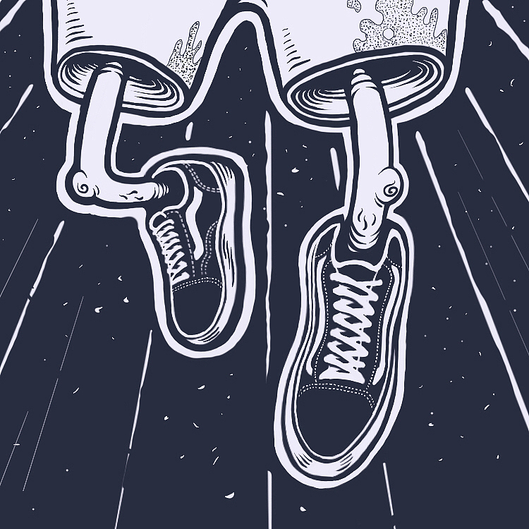 Teeth #vans艺术家#（图ZNDc3ODk1MTY=） - 商业插画 - 站酷设计师一楠原创原创素材 - 站酷ZCOOL