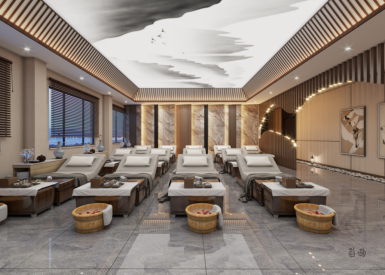 足浴店|空间|商业空间设计|孟西 - 原创作品 - 站酷 (zcool)