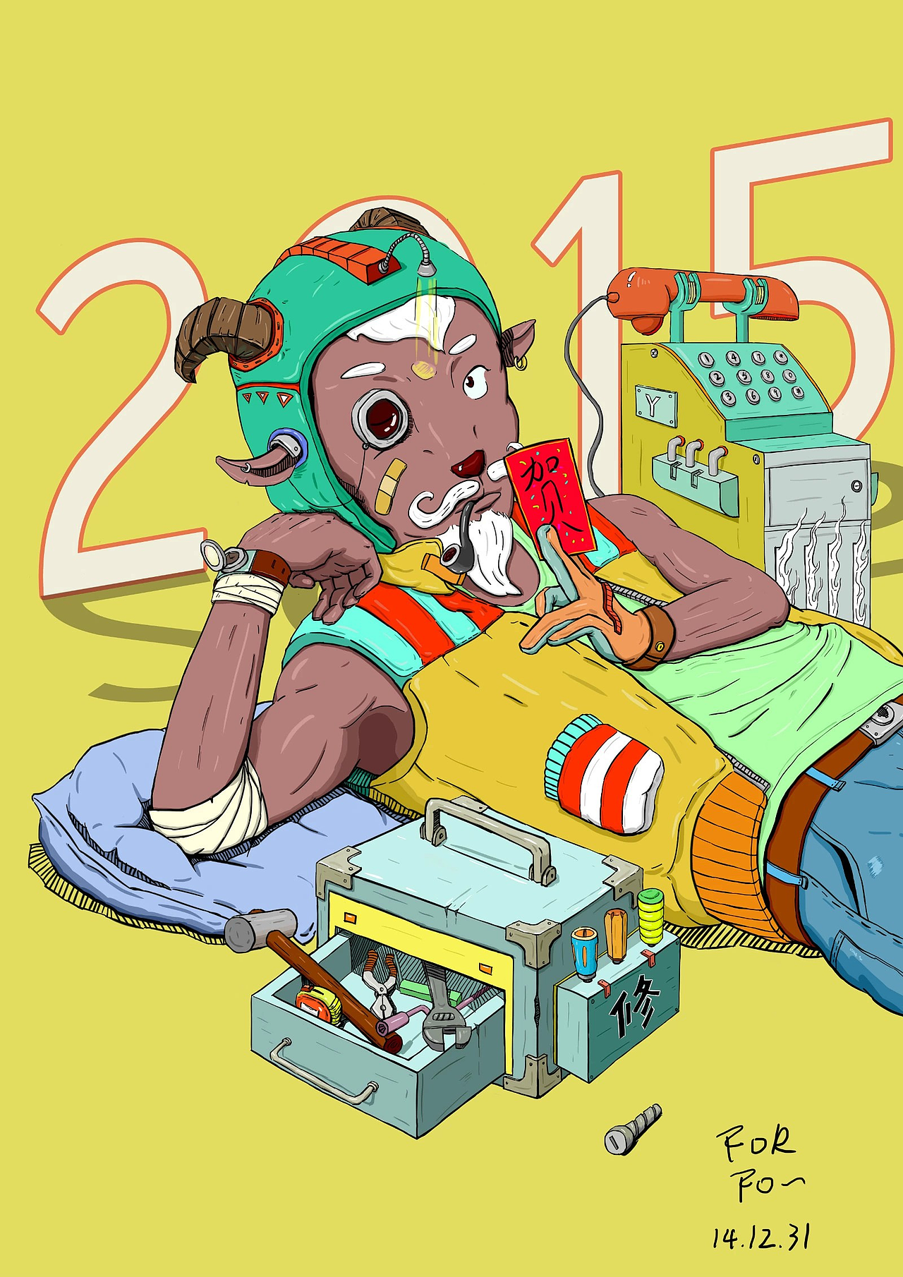 跨年乱涂（图ZMjQ0NTY2NzY=） - 创作习作 - 站酷设计师织麻原创素材 - 站酷ZCOOL