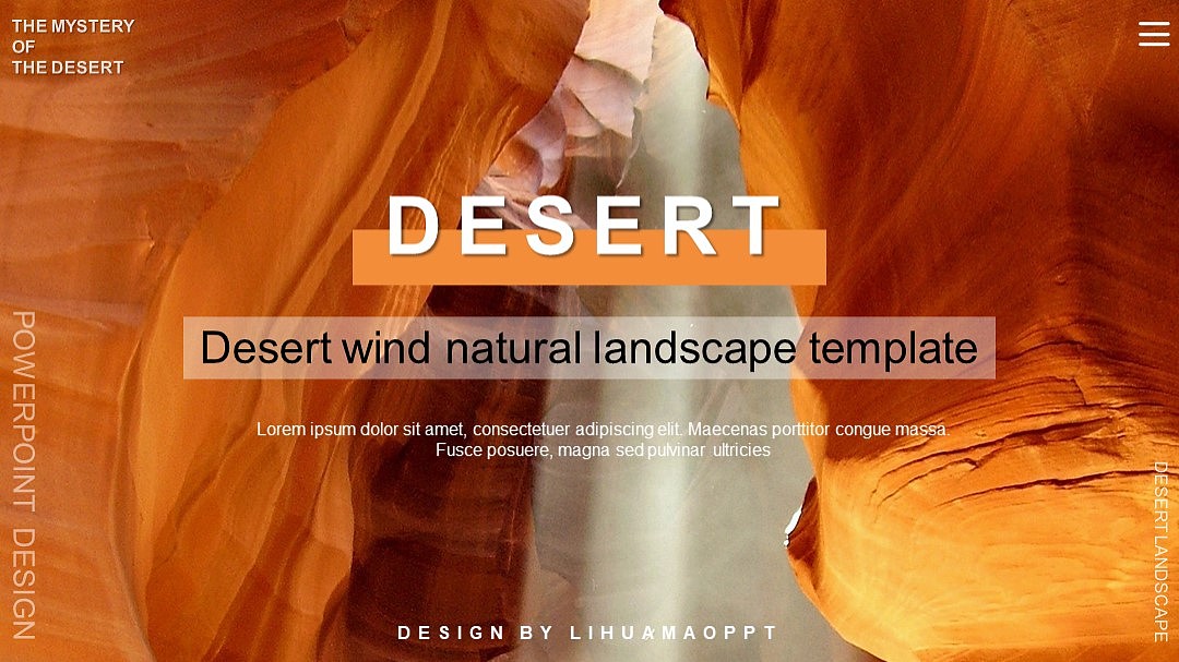 DESERT沙漠风ppt设计（图ZMjg5MjQ2NDQ0） - PPT/Keynote - 站酷设计师狸花猫PPT原创素材 - 站酷ZCOOL