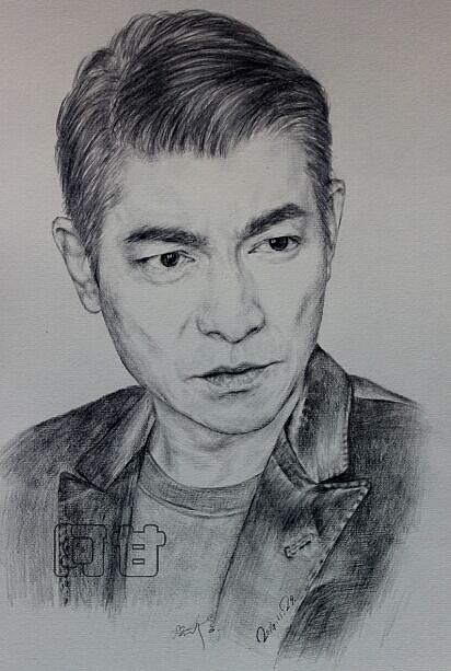 素描作品-明星①