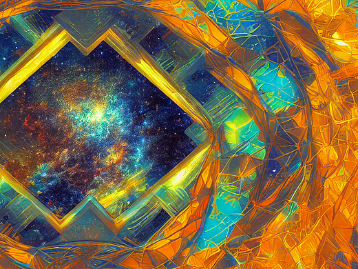 #AI创作实验室#AI阳光、梦想、几何、宇宙、