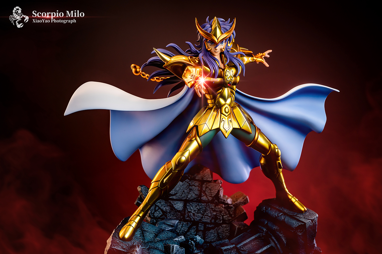 黄金圣斗士! 天蝎座雕像摄影