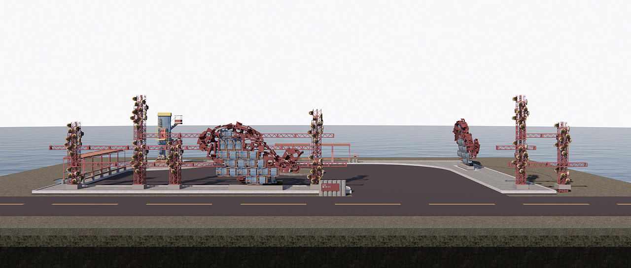 公共艺术设计介入辽河口红海滩旅游区Ⅰ（图ZMjcyNTU4MDA0） - 景观设计 - 站酷设计师希未设计原创素材 - 站酷ZCOOL