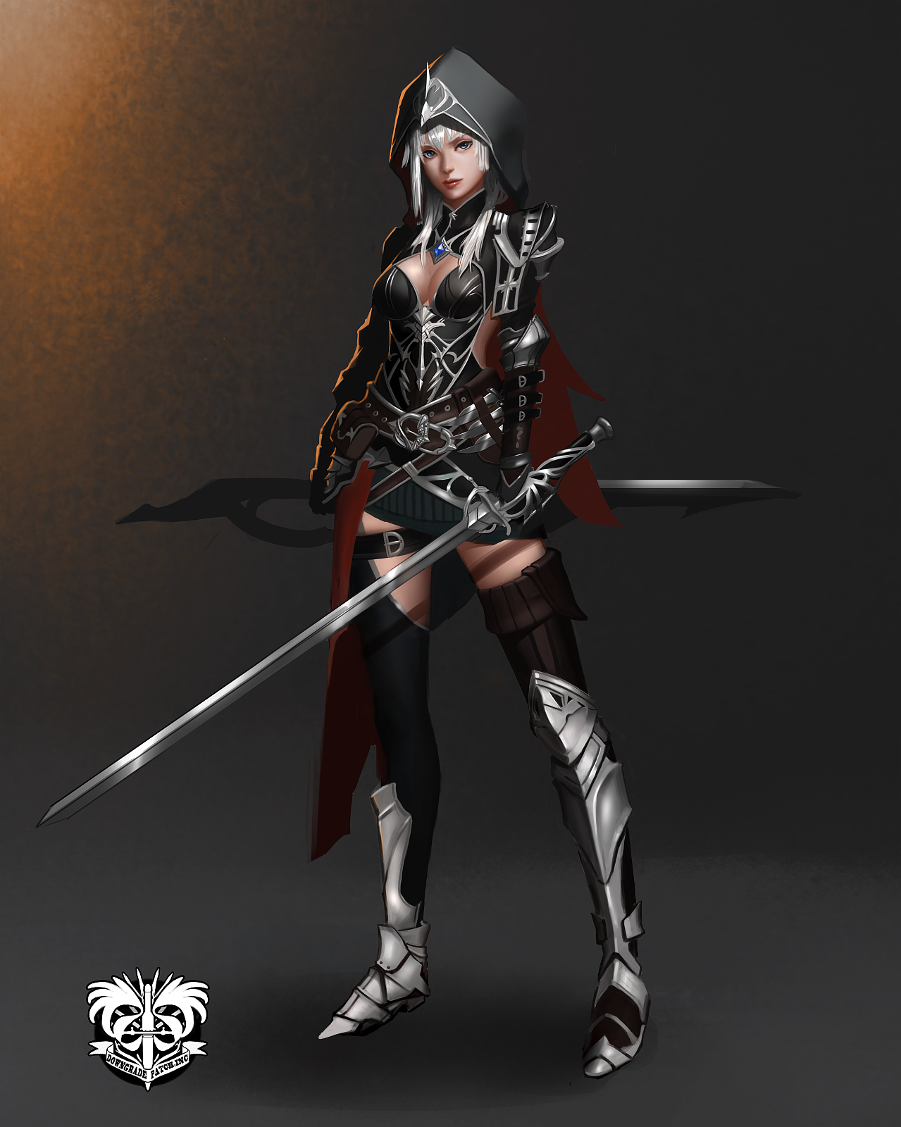 高阶剑士|插画|游戏原画|降级布丁_原创作品-站酷zcool