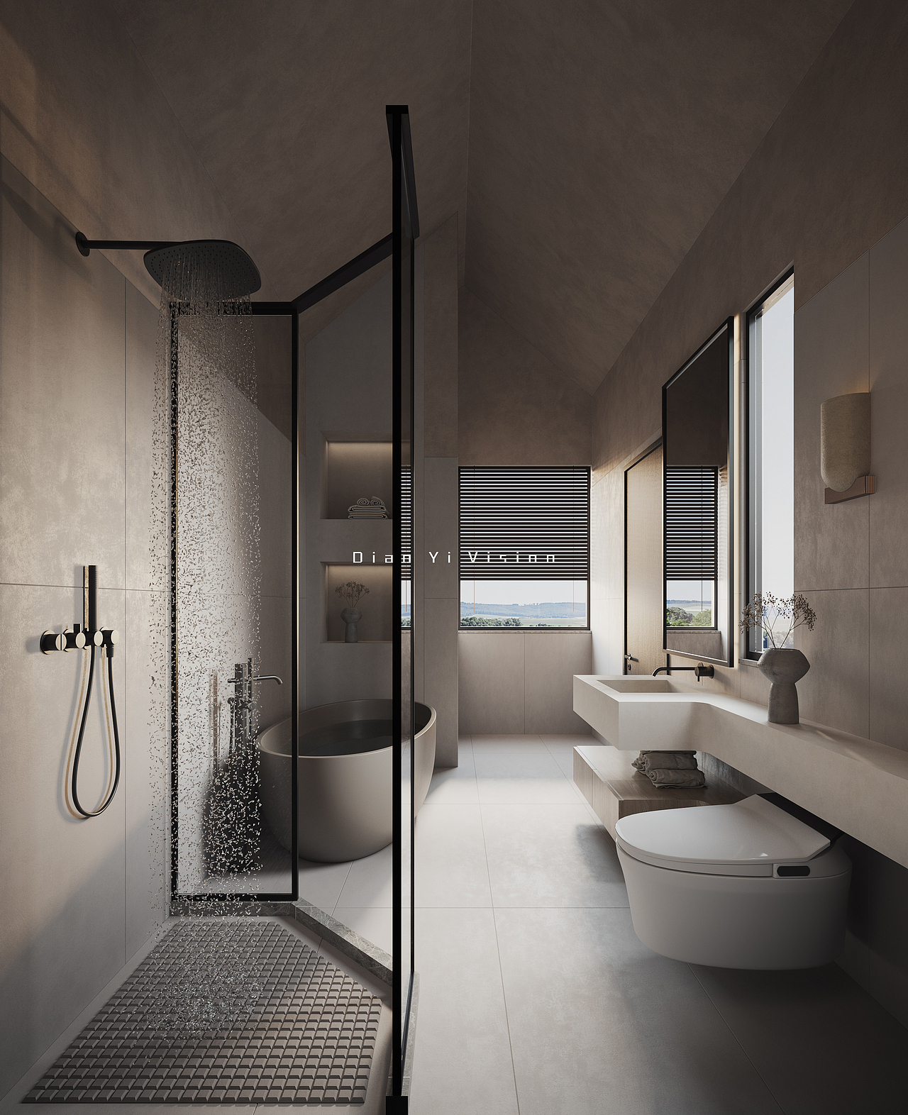 诧寂风家装空间效果表现