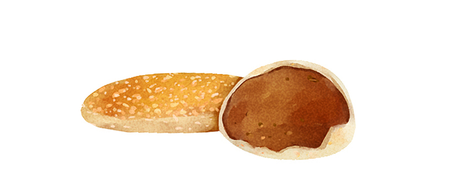 水彩风美食大盘点——神奇月饼在哪里之传统南方篇！（图ZMTc2OTM4NzMy） - 艺术插画 - 站酷设计师核载7人原创素材 - 站酷ZCOOL