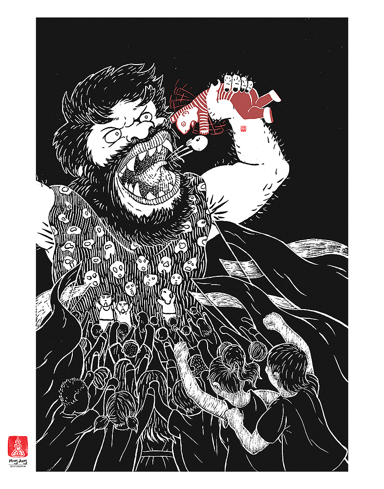 图书封面设计：乌合之众（图ZMTc2MjI2Mzg0） - 商业插画 - 站酷设计师AIRaven原创素材 - 站酷ZCOOL