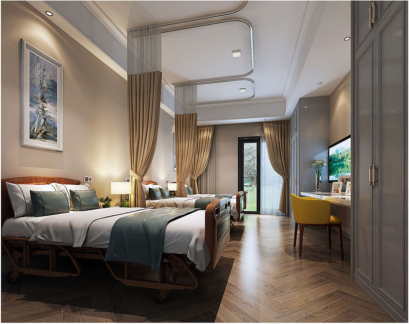 重庆养老院装修丨养老院设计丨康养中心装修丨唯楷装饰（图ZMTg0NjA3MTEy） - 家装设计 - 站酷设计师唯楷装饰023原创素材 - 站酷ZCOOL