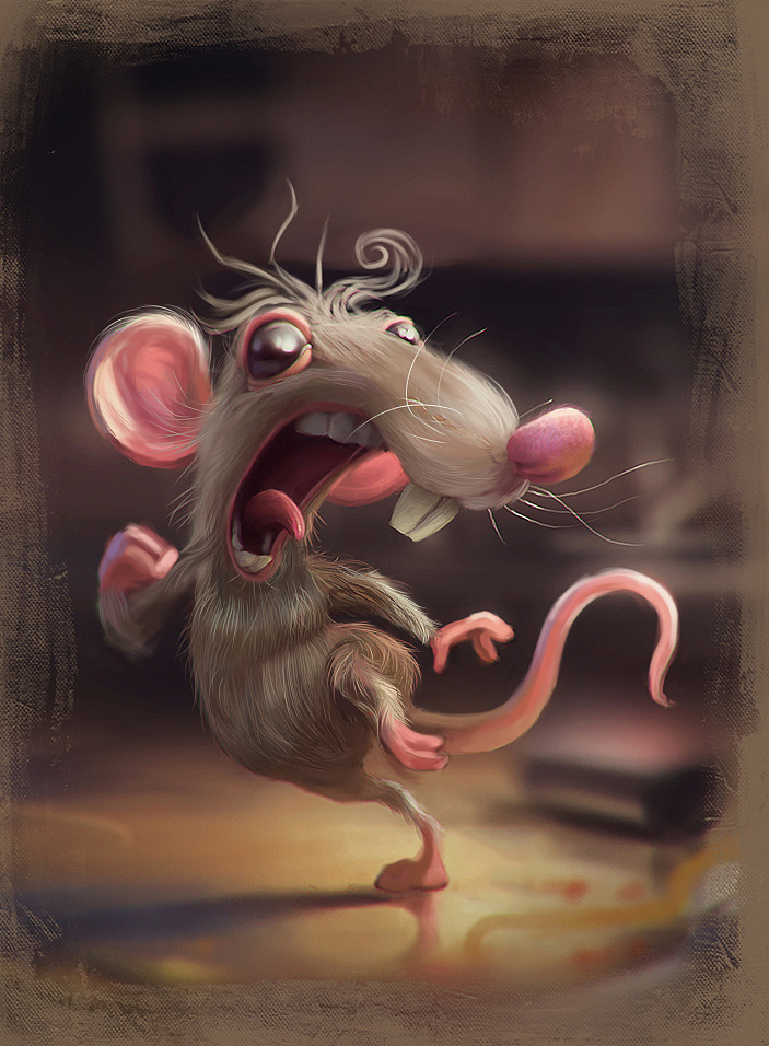 临摹一只小老鼠|插画|创作习作|蒸馏菌 - 原创作品 - 站酷 (zcool)