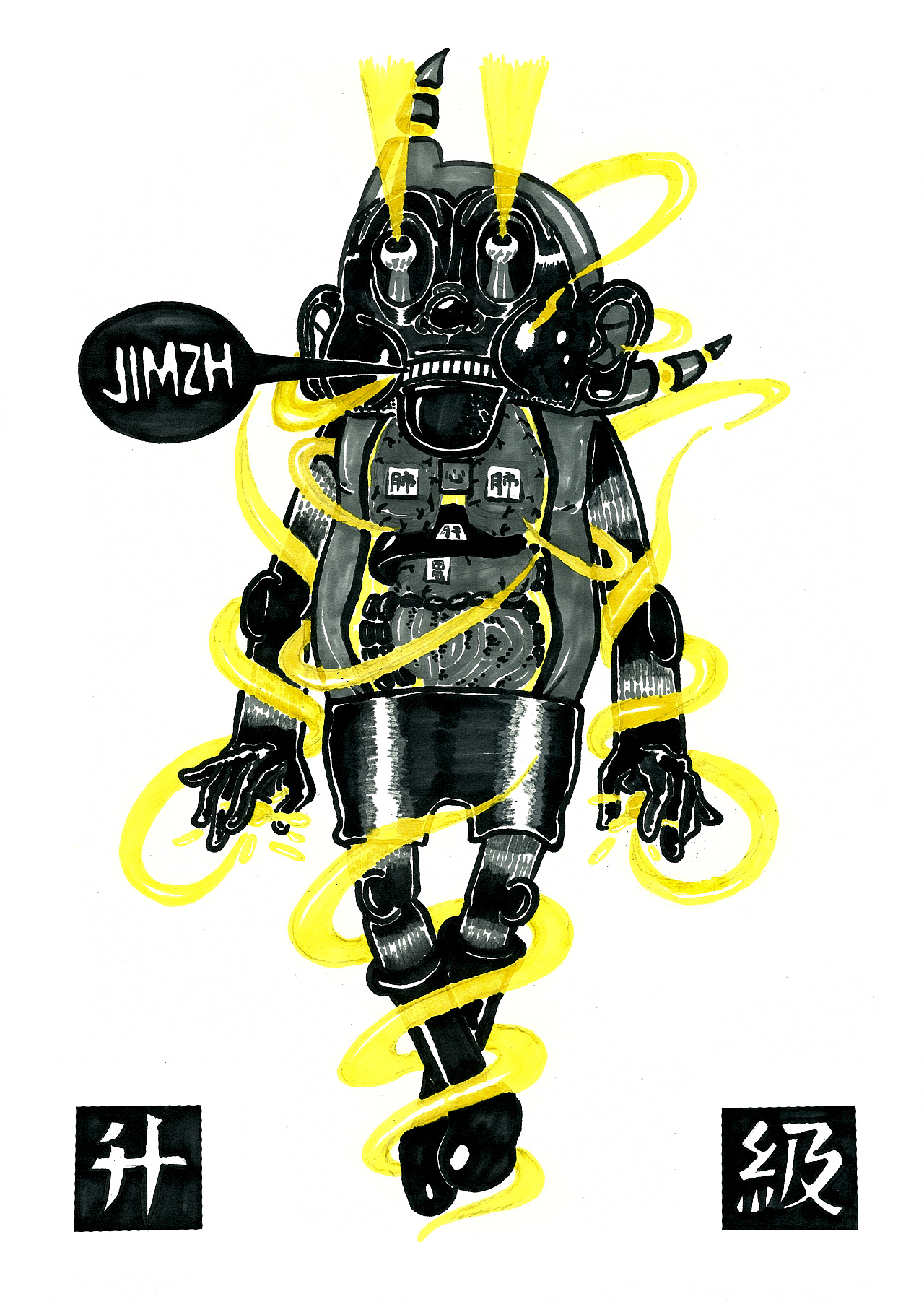 阿桶木|插画|新锐潮流插画|jimzh酷嗨儿 - 原创作品 - 站酷 (zcool)