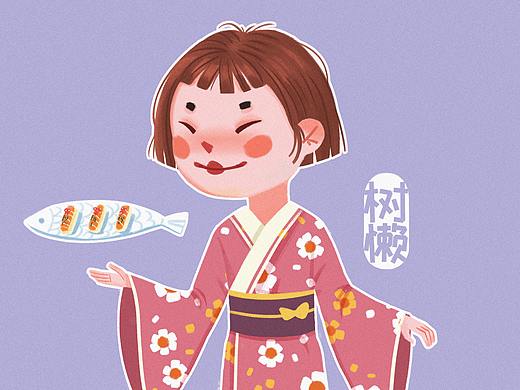 和服小姐姐（个人主页-ZMzA5NTQ1ODA=） - 创作习作 - 站酷设计师树懒仔Riki原创素材 - 站酷ZCOOL