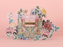V&A博物館茶覺藝術系列 | 川寧 TWININGS × 油桃視覺