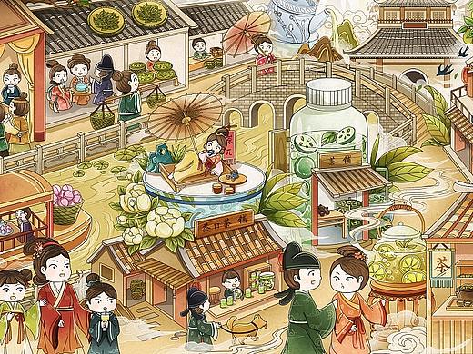 茶派美好世界[古风喝茶场景]