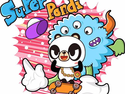 熊猫卡通形象设计