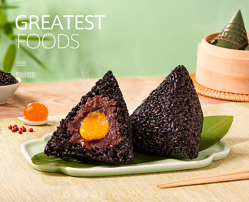 仟吉粽子拍摄极食摄影